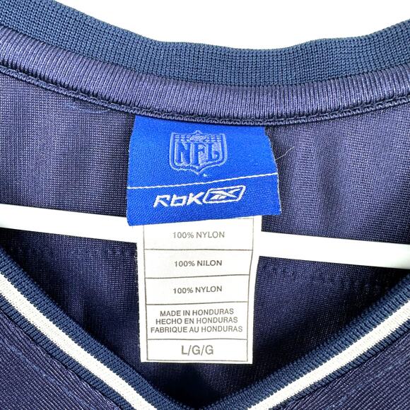 RBK Size Youth Large Dallas Cowboys NFL Jersey Blue 24 100% Nylon Sportswear - Picture 4 of 4